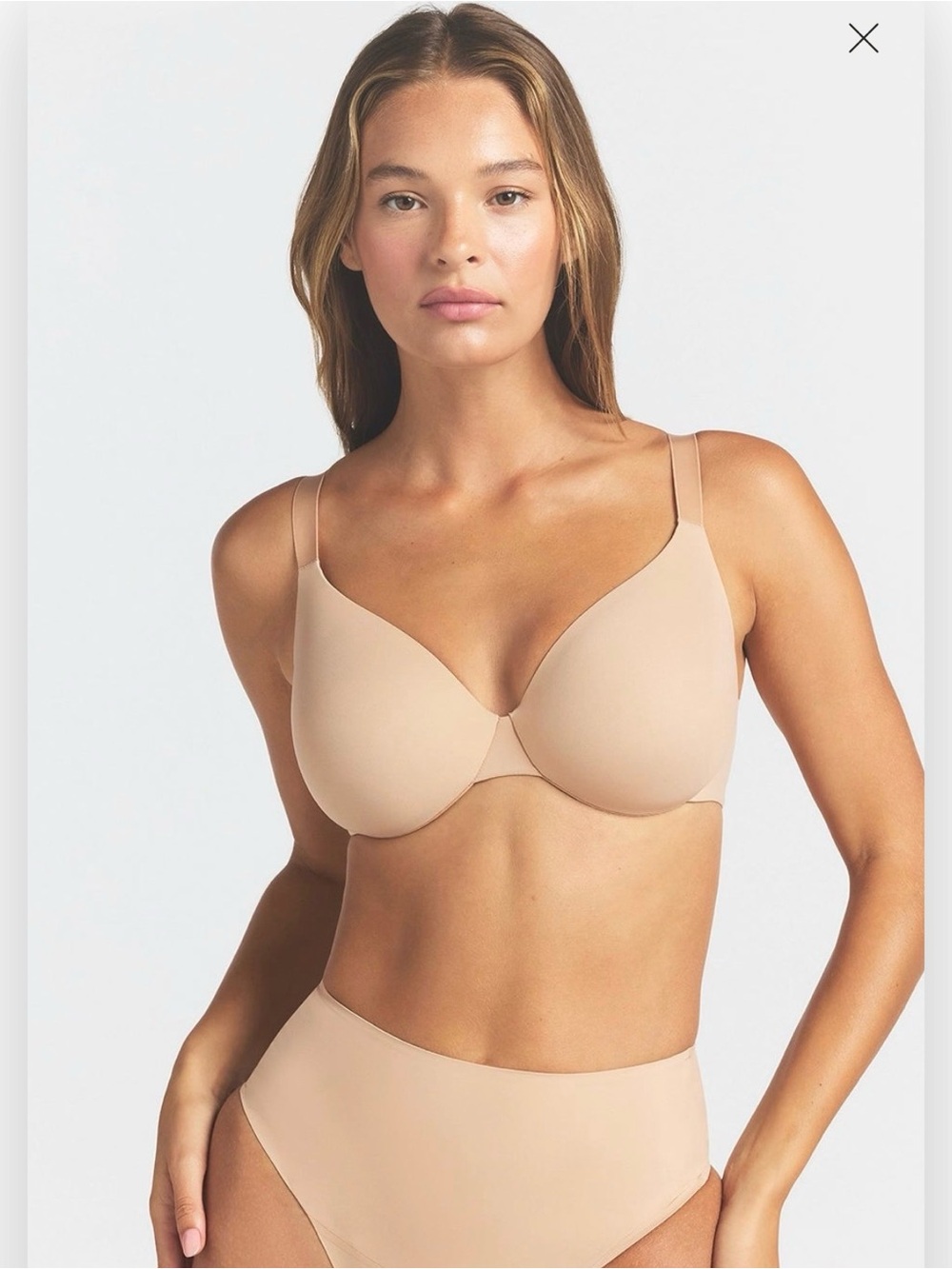 NWT  FULL COVERAGE BRA Smoothing Intimates 32DD  COLOR CLAY - Picture 2 of 8